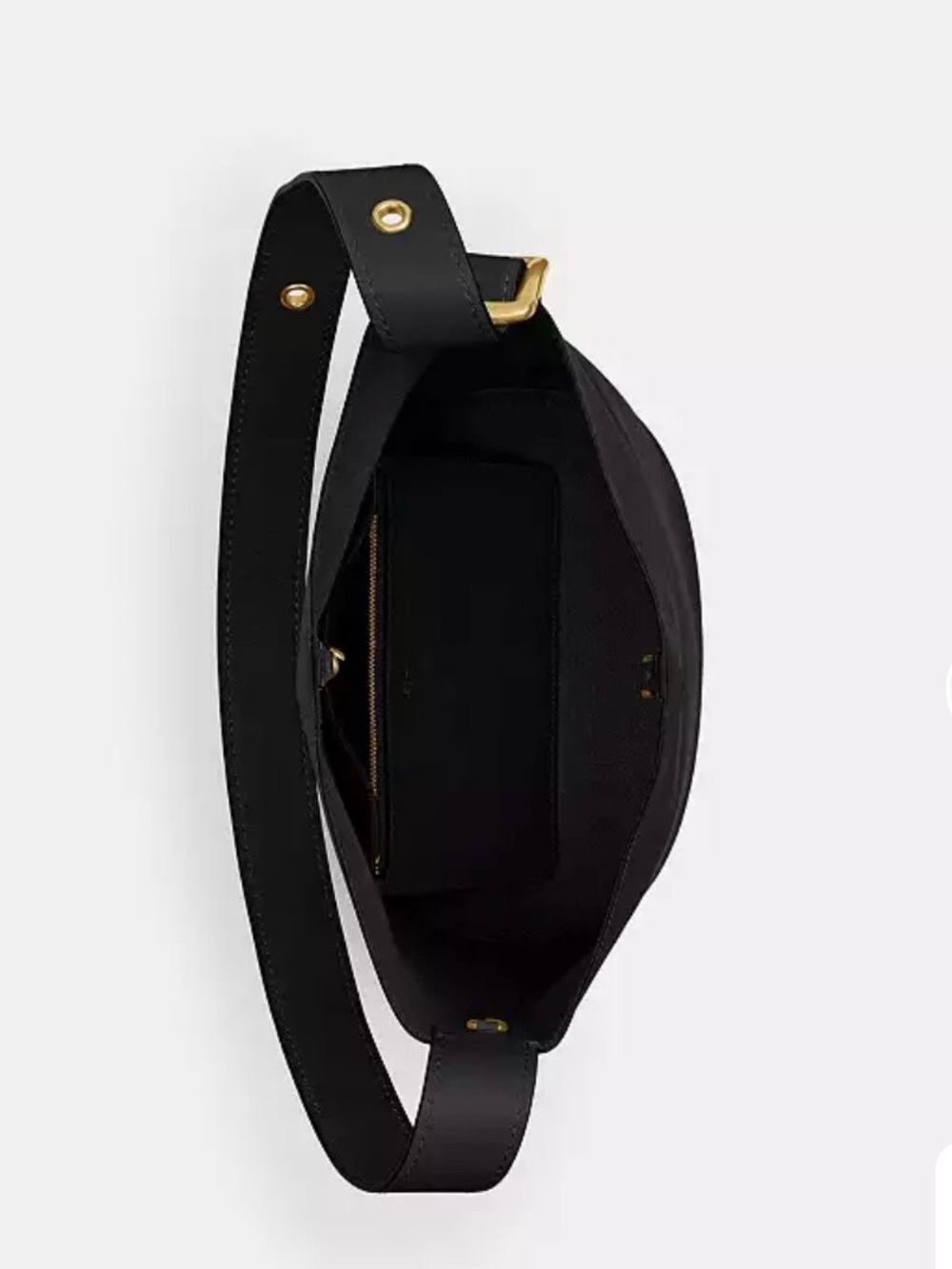 🖤 NWT COACH BLEECKER  BLACK SMOOTH LEATHER BUCKET BAG!🖤🖤 - Picture 12 of 14